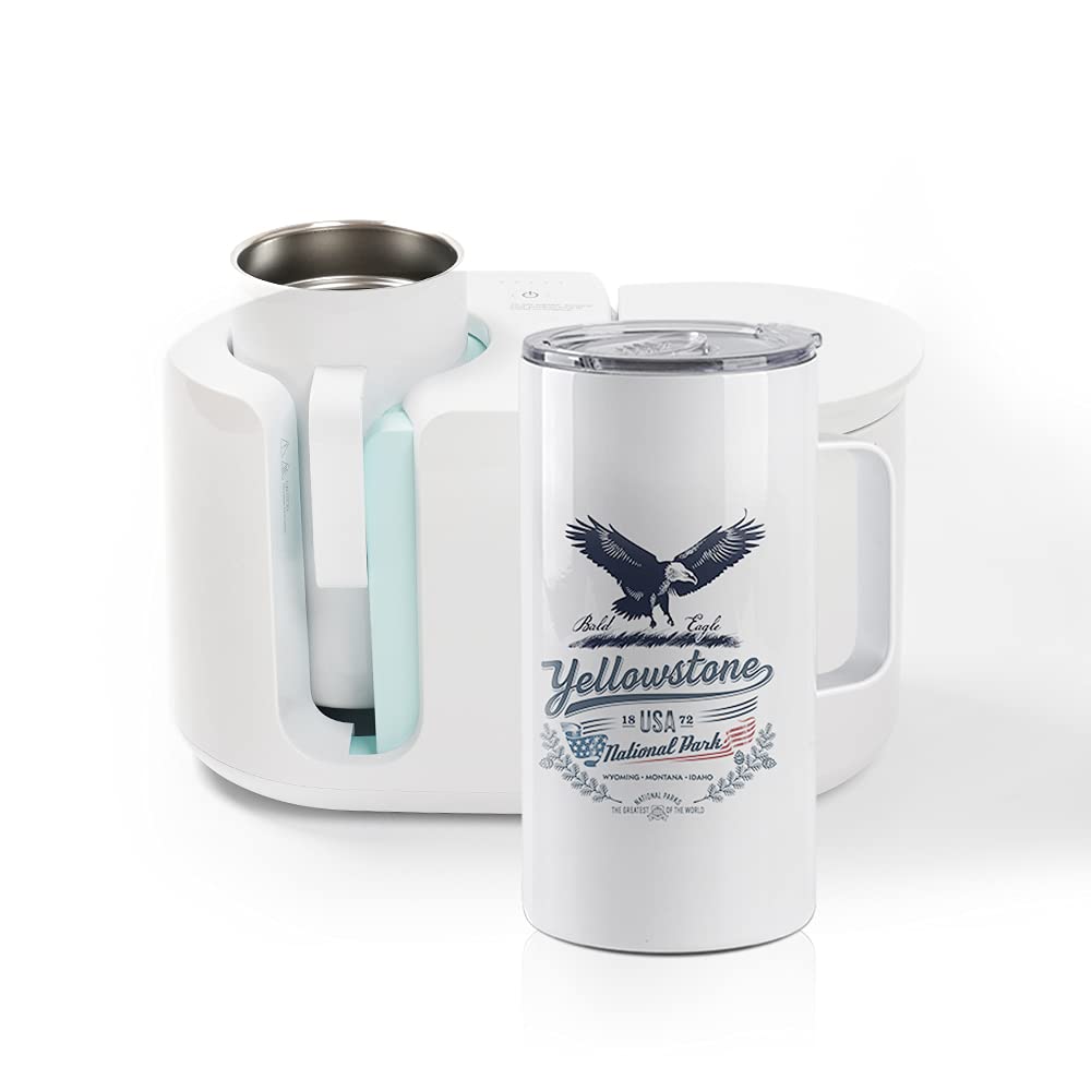 4 Pack 20 OZ Sublimation Tumblers with Printable Handle S2140
