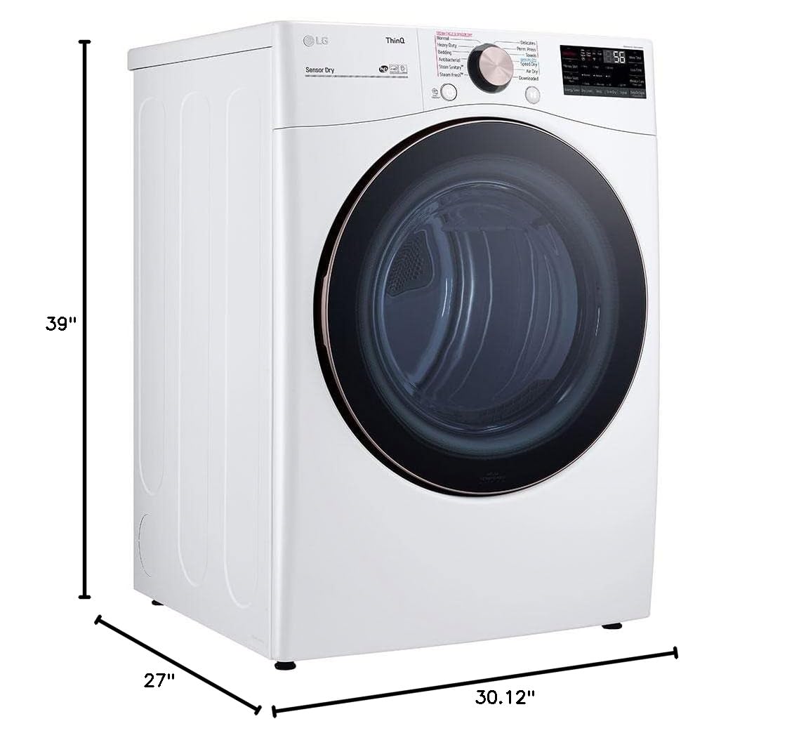 7.4 Cu. Ft. Vented Electric Dryer in White Y157