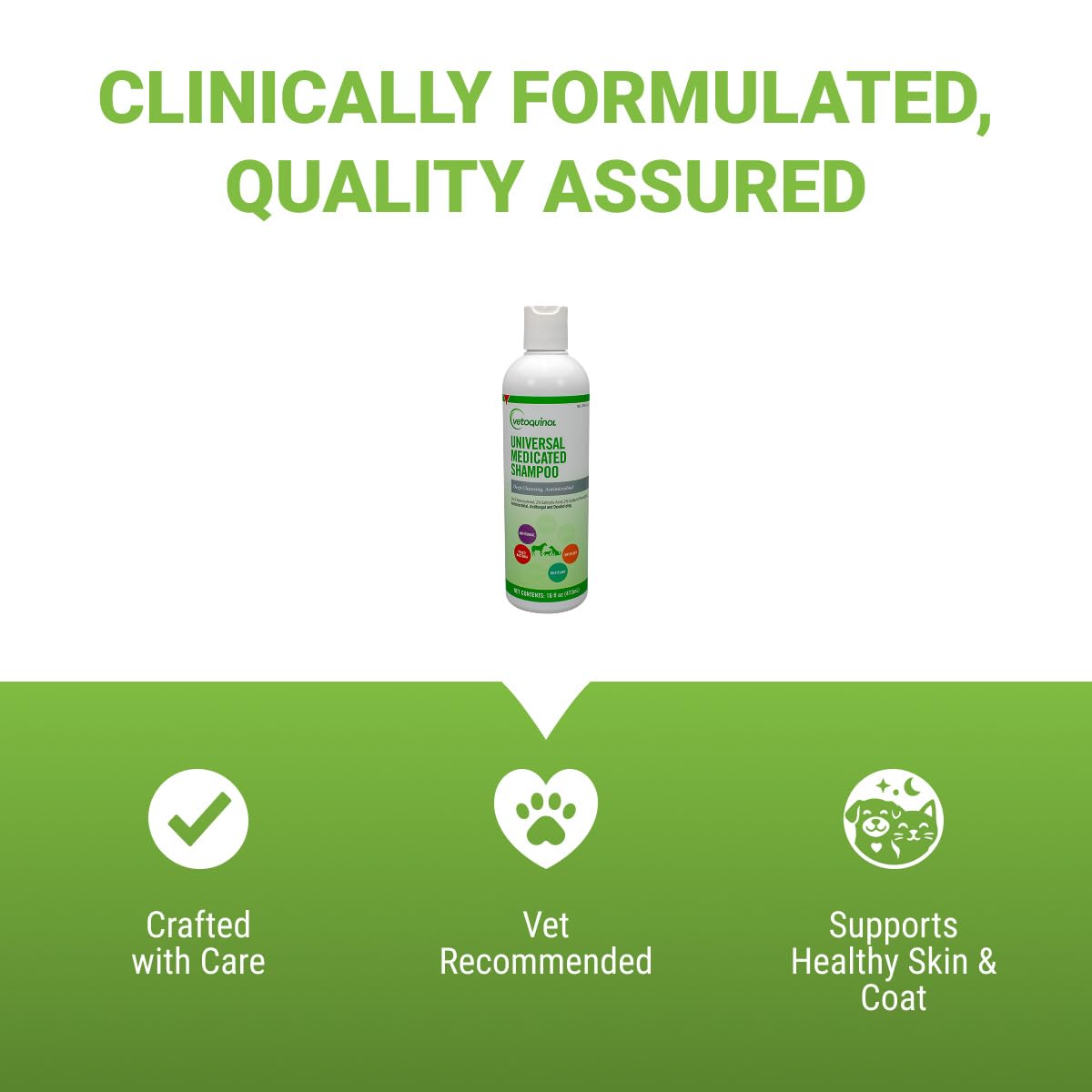 Medicated Sulfur Shampoo for Pets, 16 oz M24629