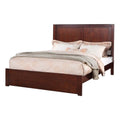 California King Solid Wood Platform Bed with Storage Drawers B307930