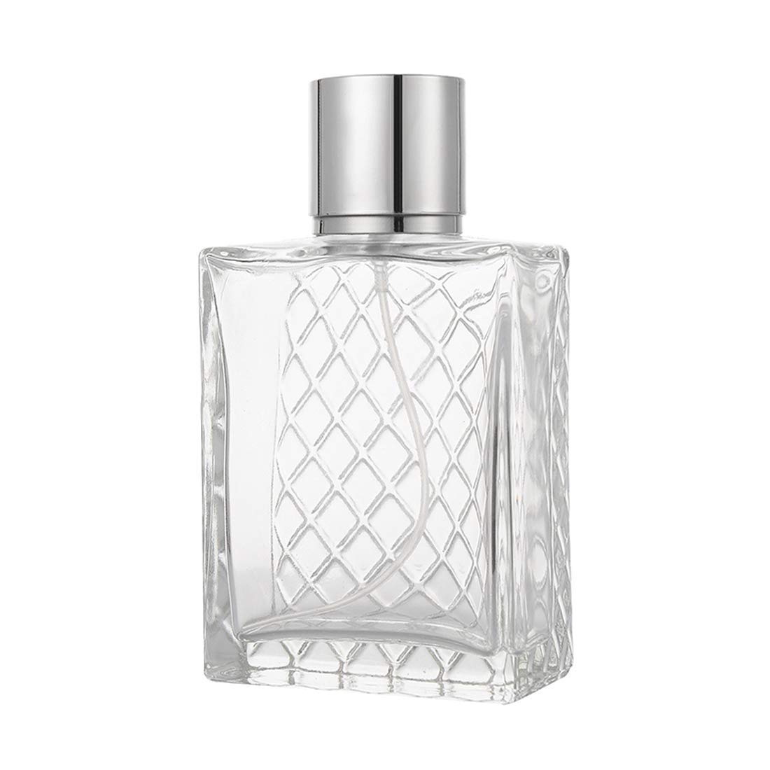 100ml 3.4 oz Refillable Fine Mist Spray Perfume Bottles Clear Glass A21080