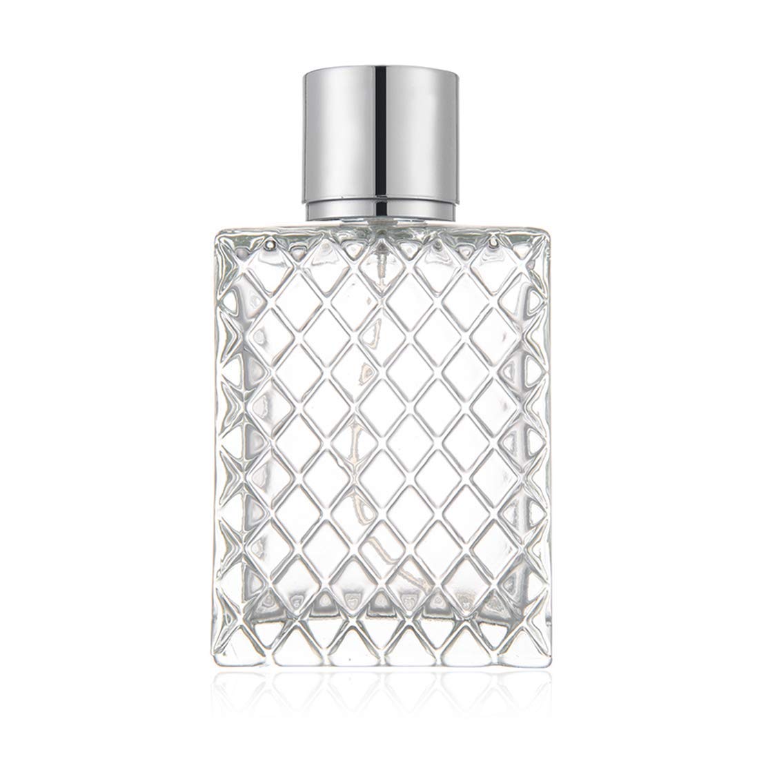 100ml 3.4 oz Refillable Fine Mist Spray Perfume Bottles Clear Glass A21080