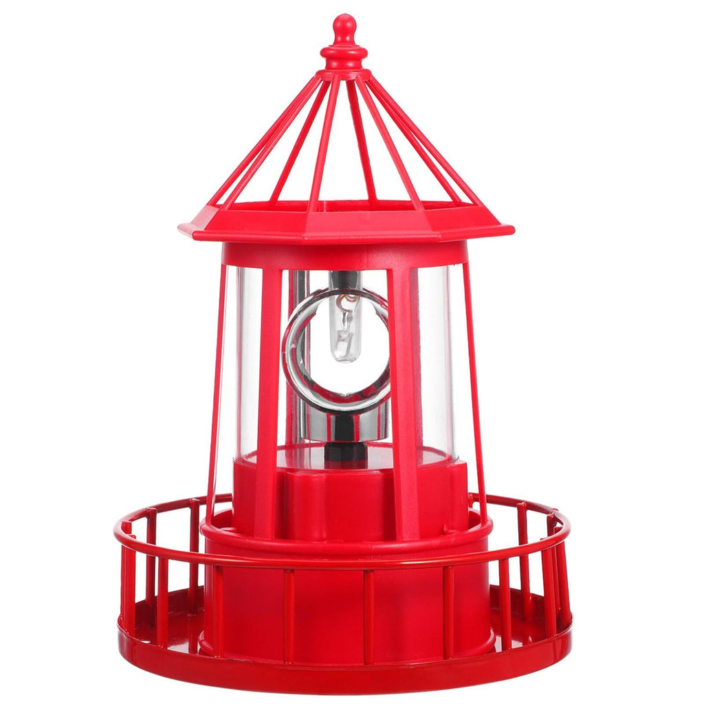 Solar Powered Rotating Lighthouse S702380