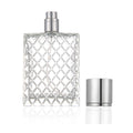 100ml 3.4 oz Refillable Fine Mist Spray Perfume Bottles Clear Glass A21080