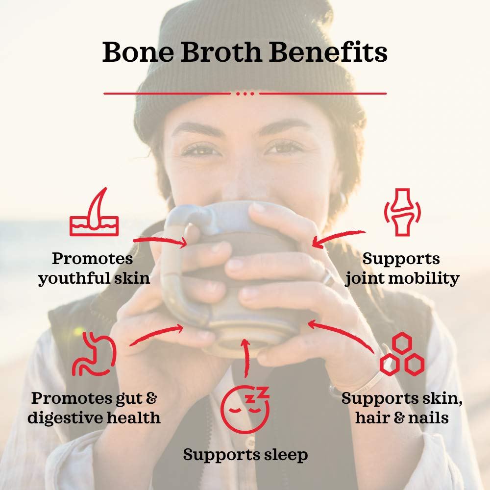 Chicken Bone Broth 4 Pack 32 Ounces W30717