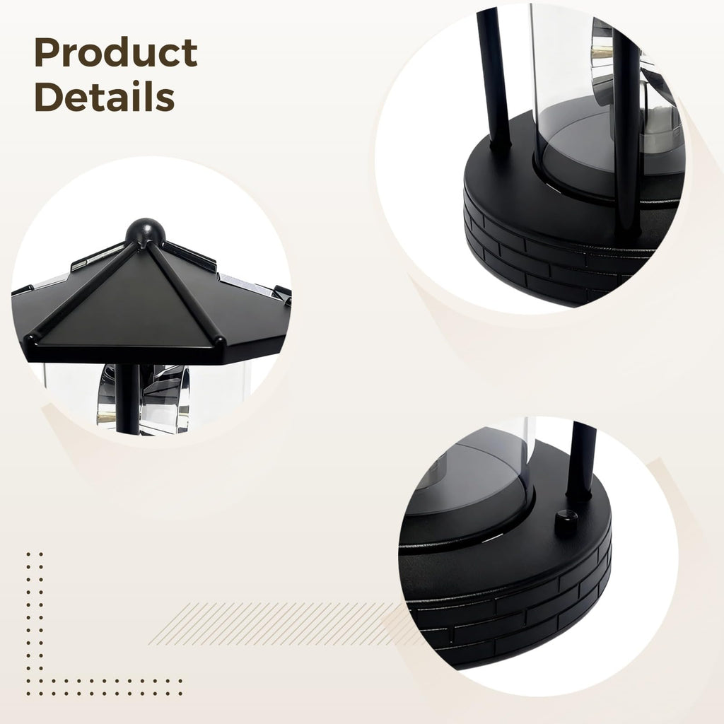 Solar LED Rotating Lighthouse Lamp K715576