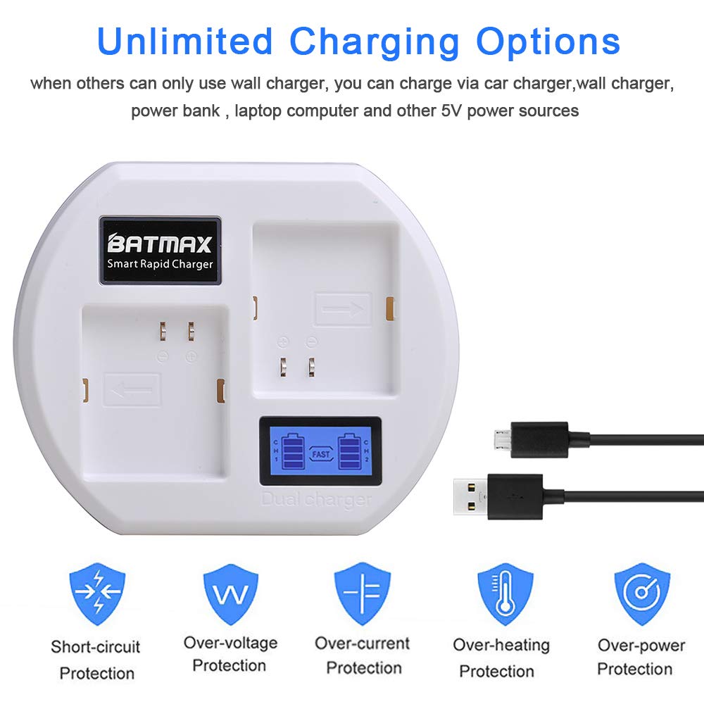 LCD USB Dual Battery Charging Station B10244