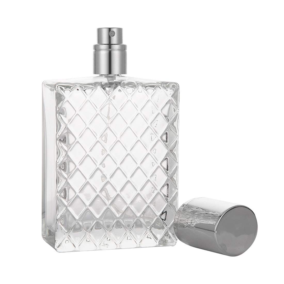 100ml 3.4 oz Refillable Fine Mist Spray Perfume Bottles Clear Glass A21080