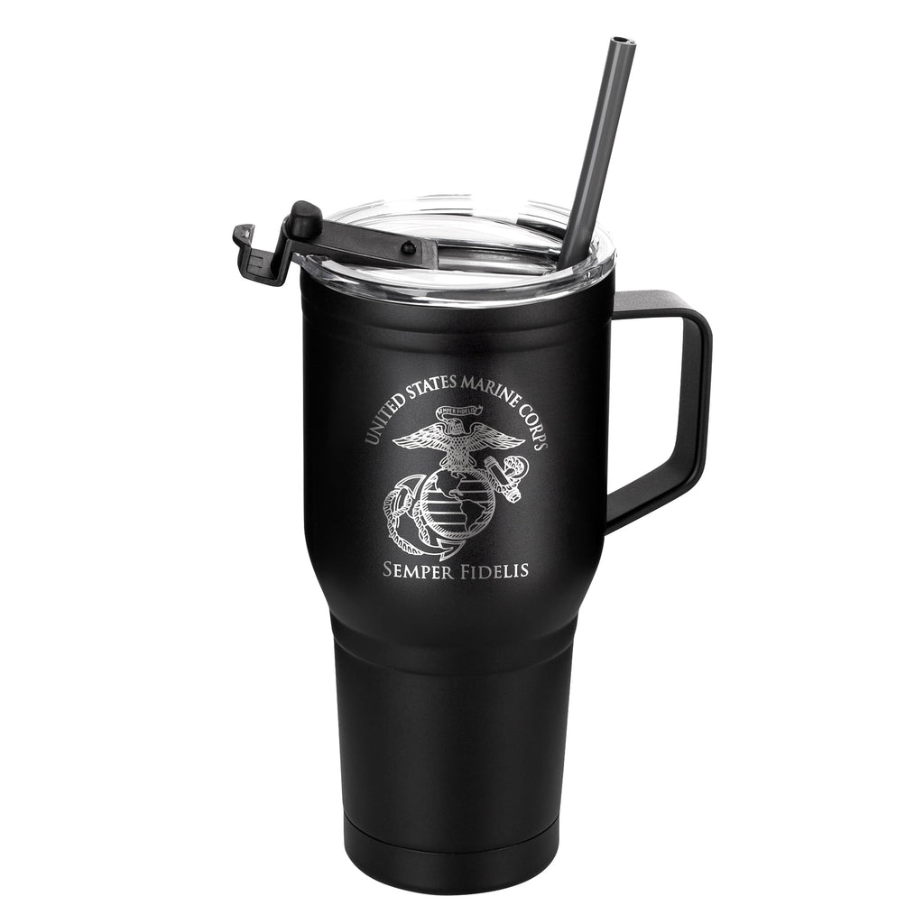 30 oz Stainless Steel Tumbler with Handle B94527