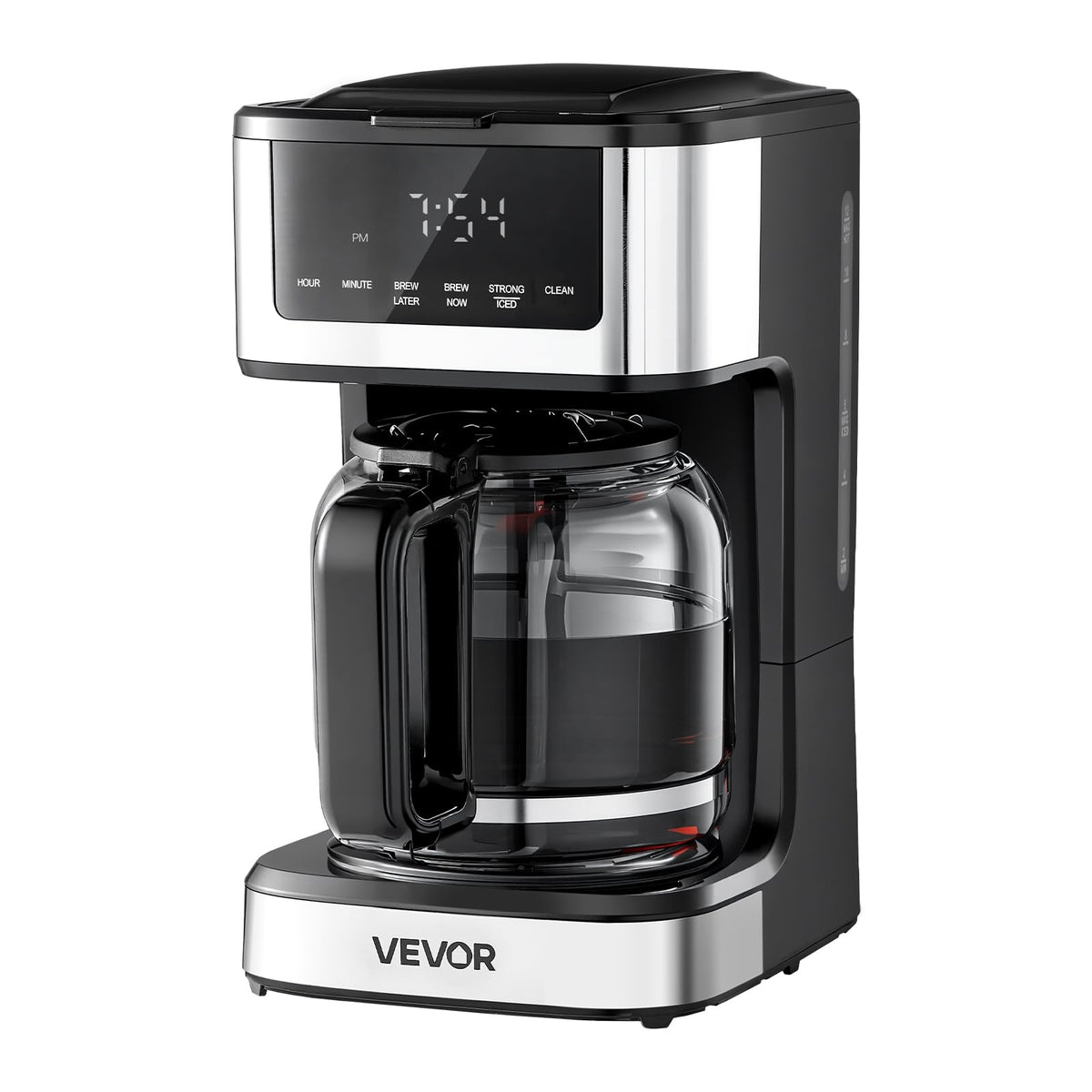 12 Cup Programmable Drip Coffee Maker with Touch Screen O502