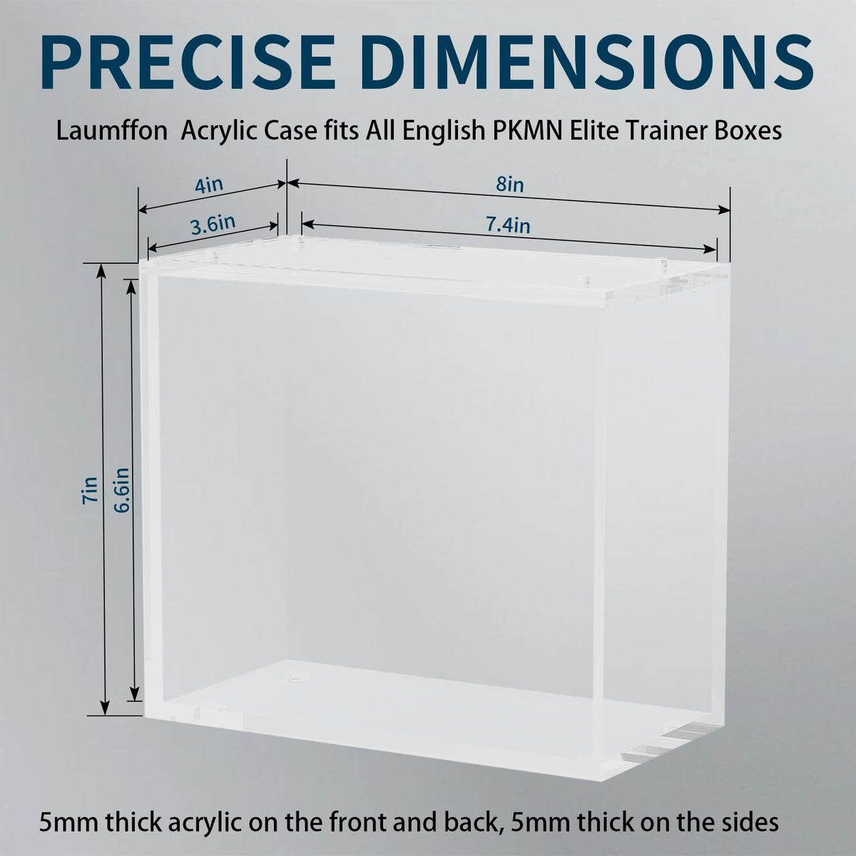 Acrylic Display Case with Sliding Lid, 1 Pack B149935