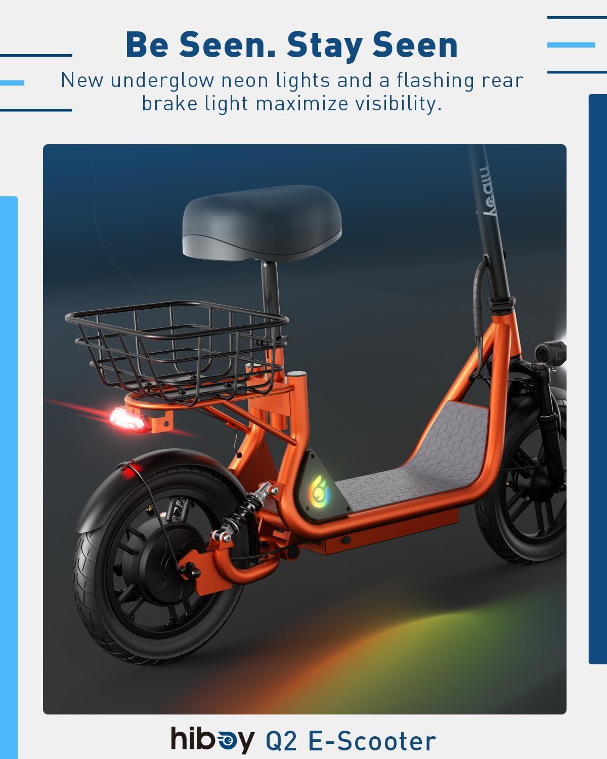 Electric Scooter with Seat W43545