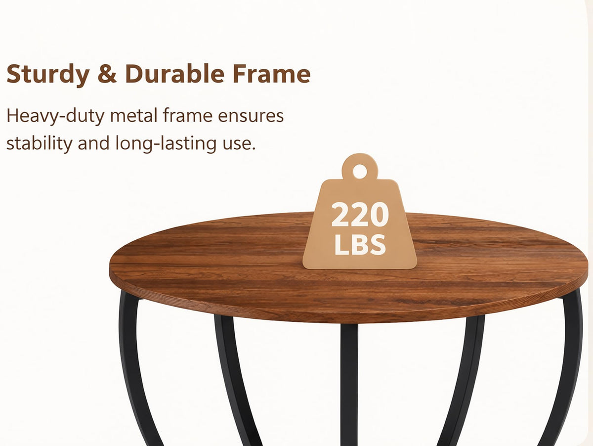 Round Coffee Table with Storage E93747