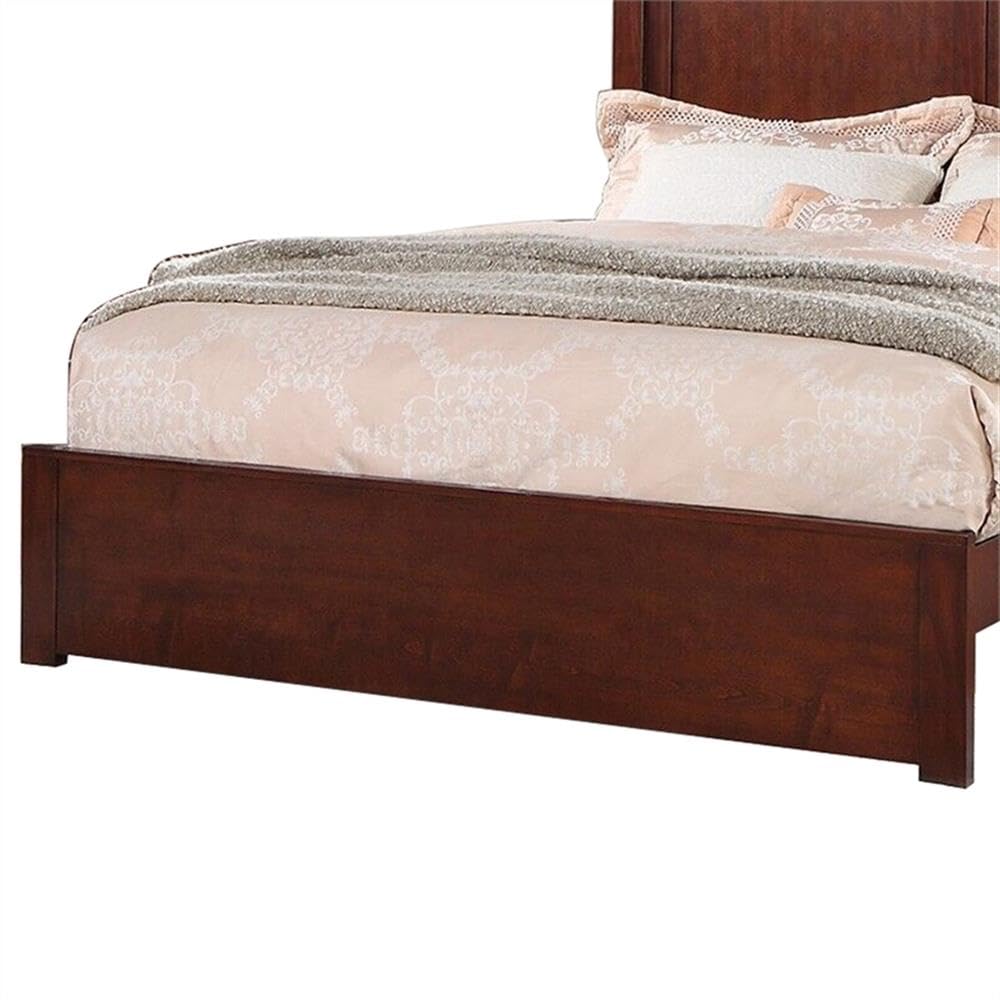 California King Solid Wood Platform Bed with Storage Drawers B307930