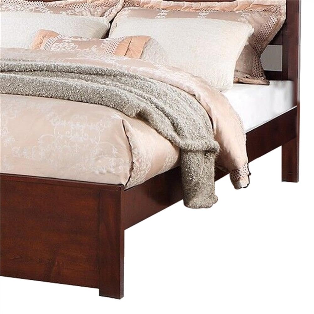 California King Solid Wood Platform Bed with Storage Drawers B307930