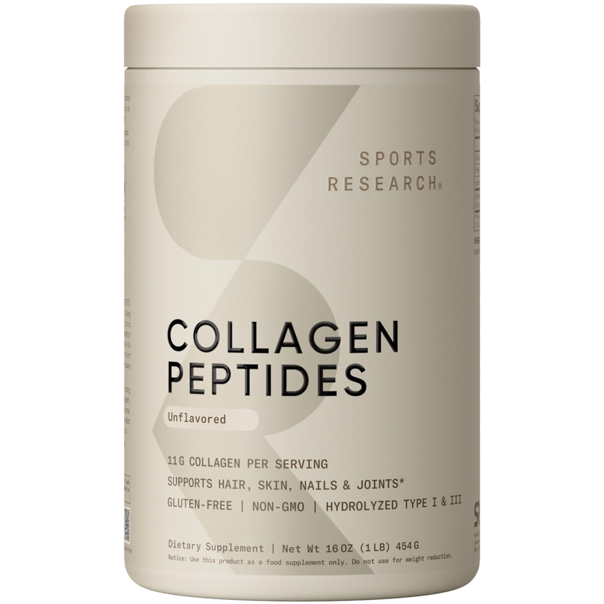 Collagen Peptides Type 1 & 3 Powder Protein Supplement A354388