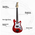 Red 30 Inch Kids Electric Guitar Beginner Kit with Amplifier Q39973