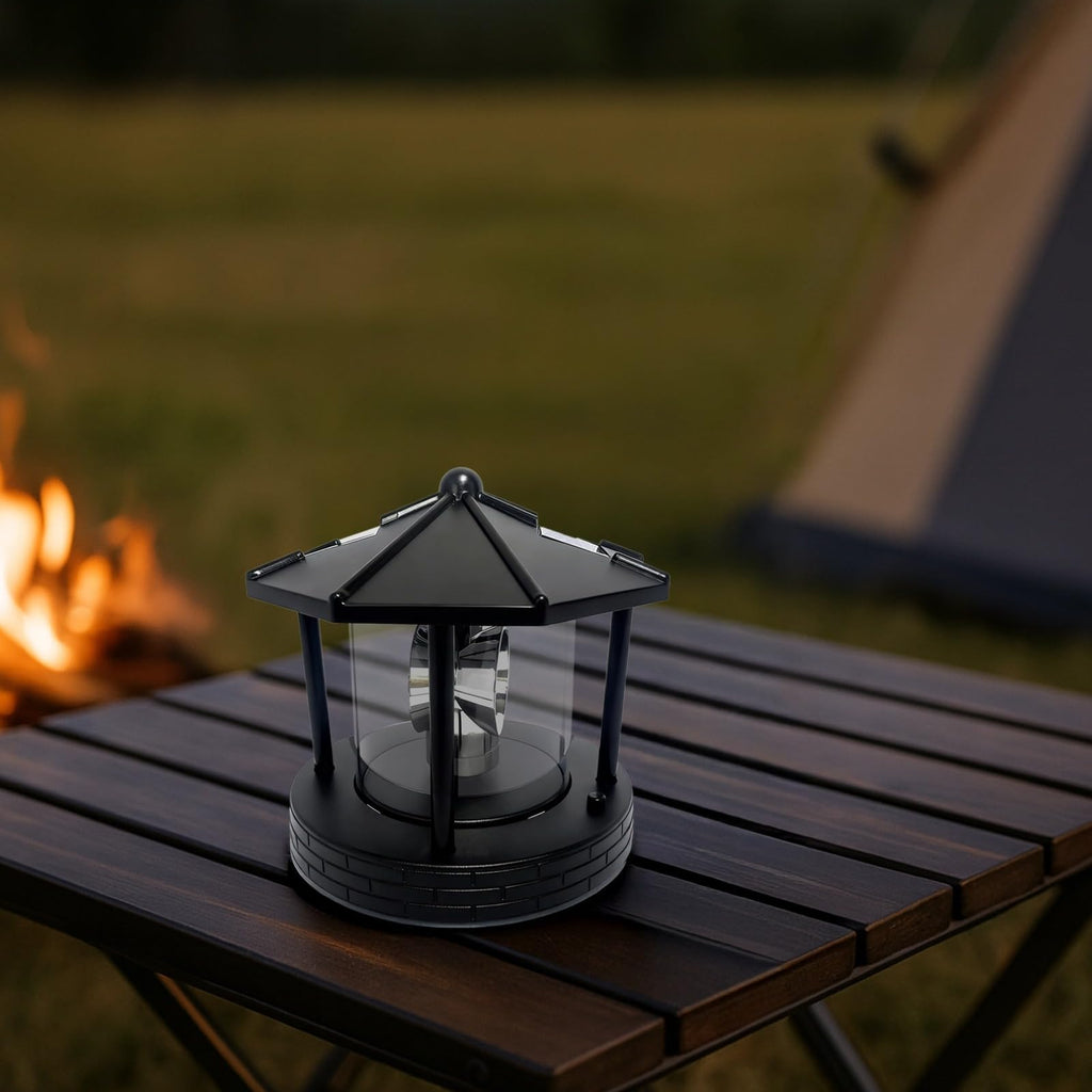 Solar LED Rotating Lighthouse Lamp K715576