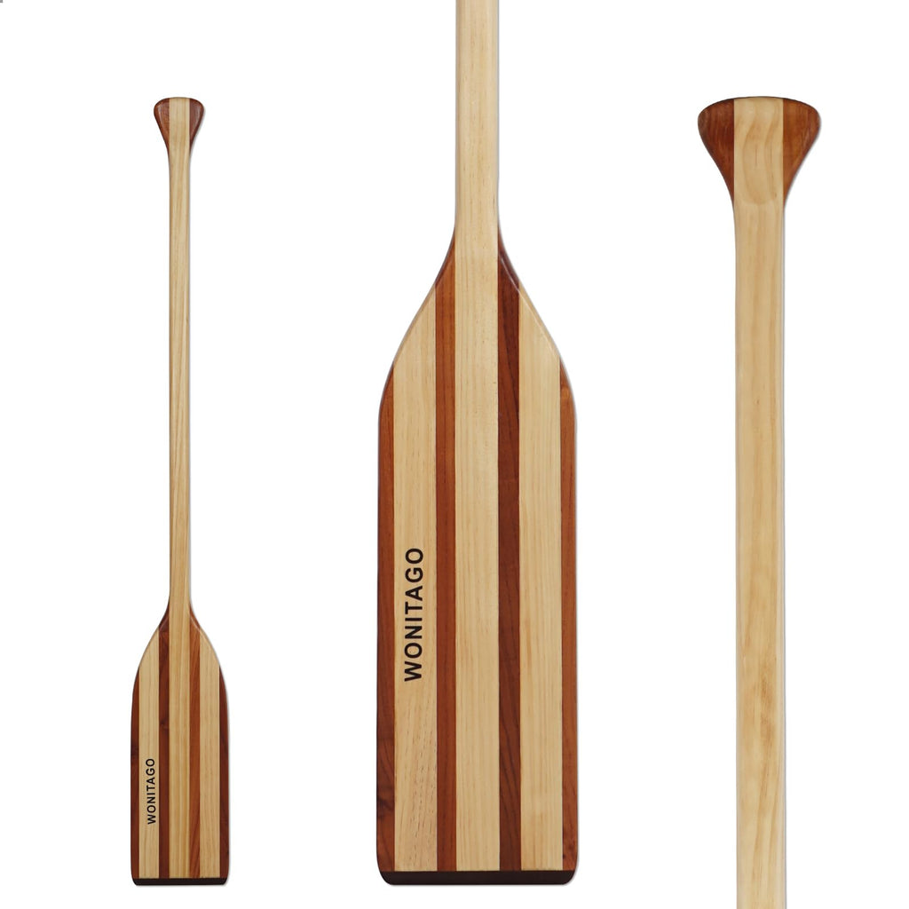 Wooden Canoe Paddle with Palm Grip M502