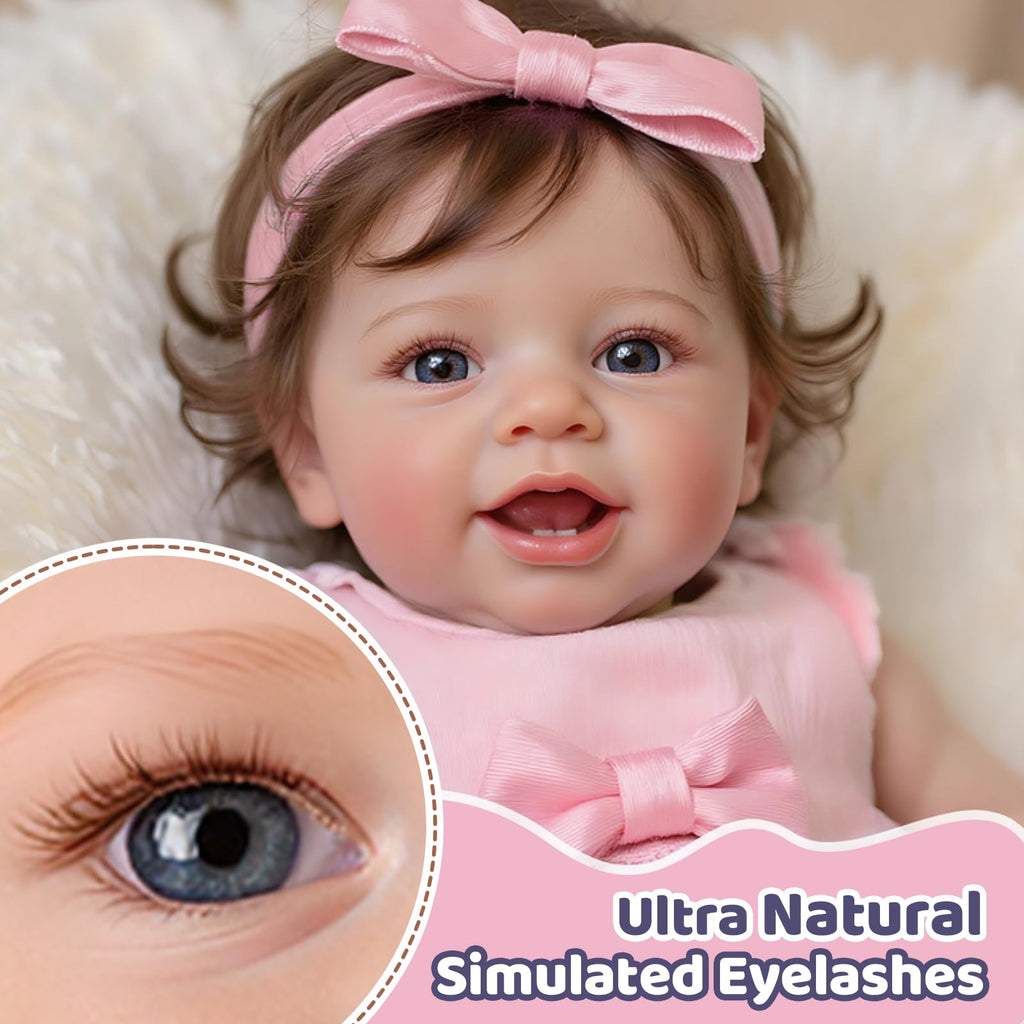 20 Inch Reborn Baby Dolls Girl with Rooted Hair S592234