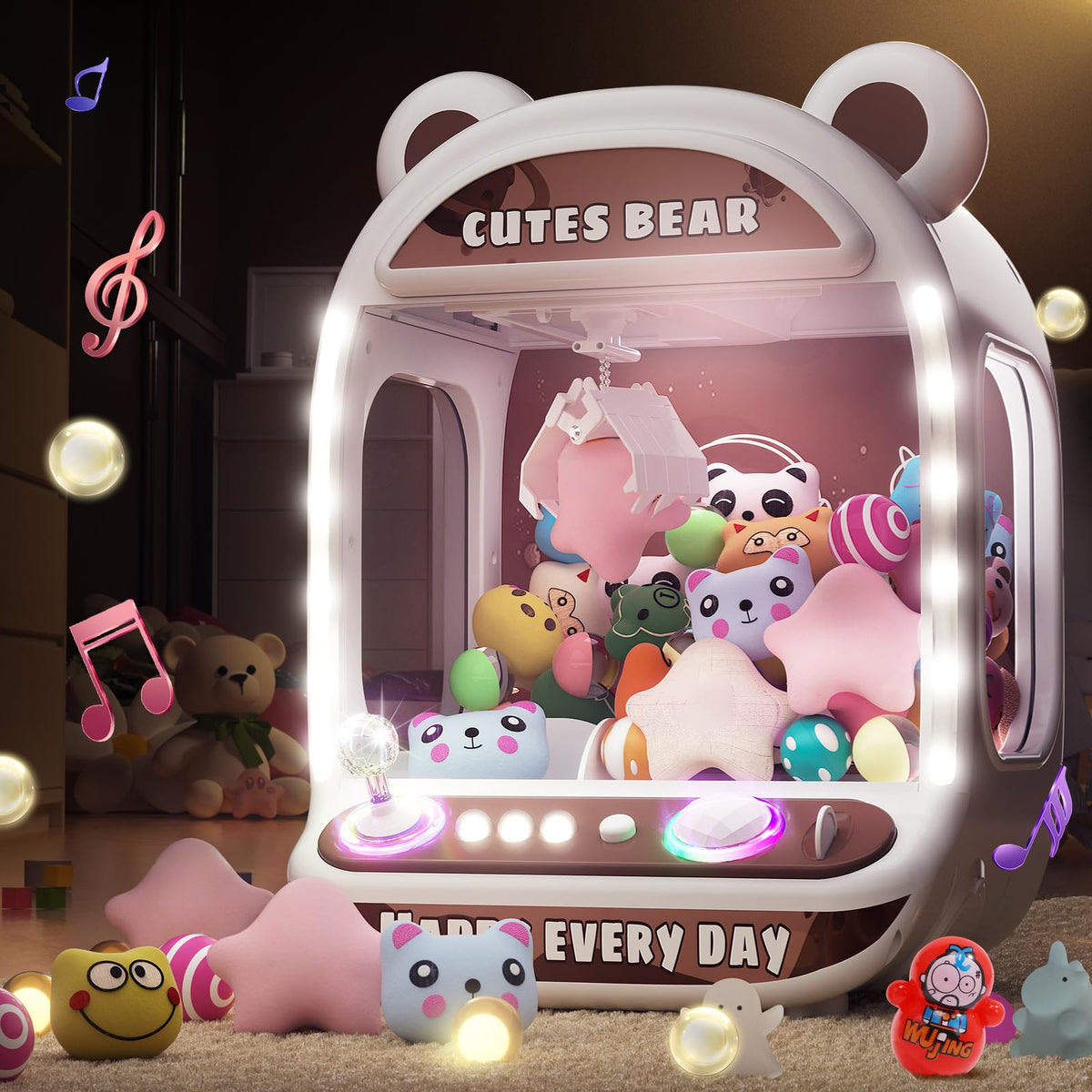 Claw Machine with Refill Toys & Prizes W4737