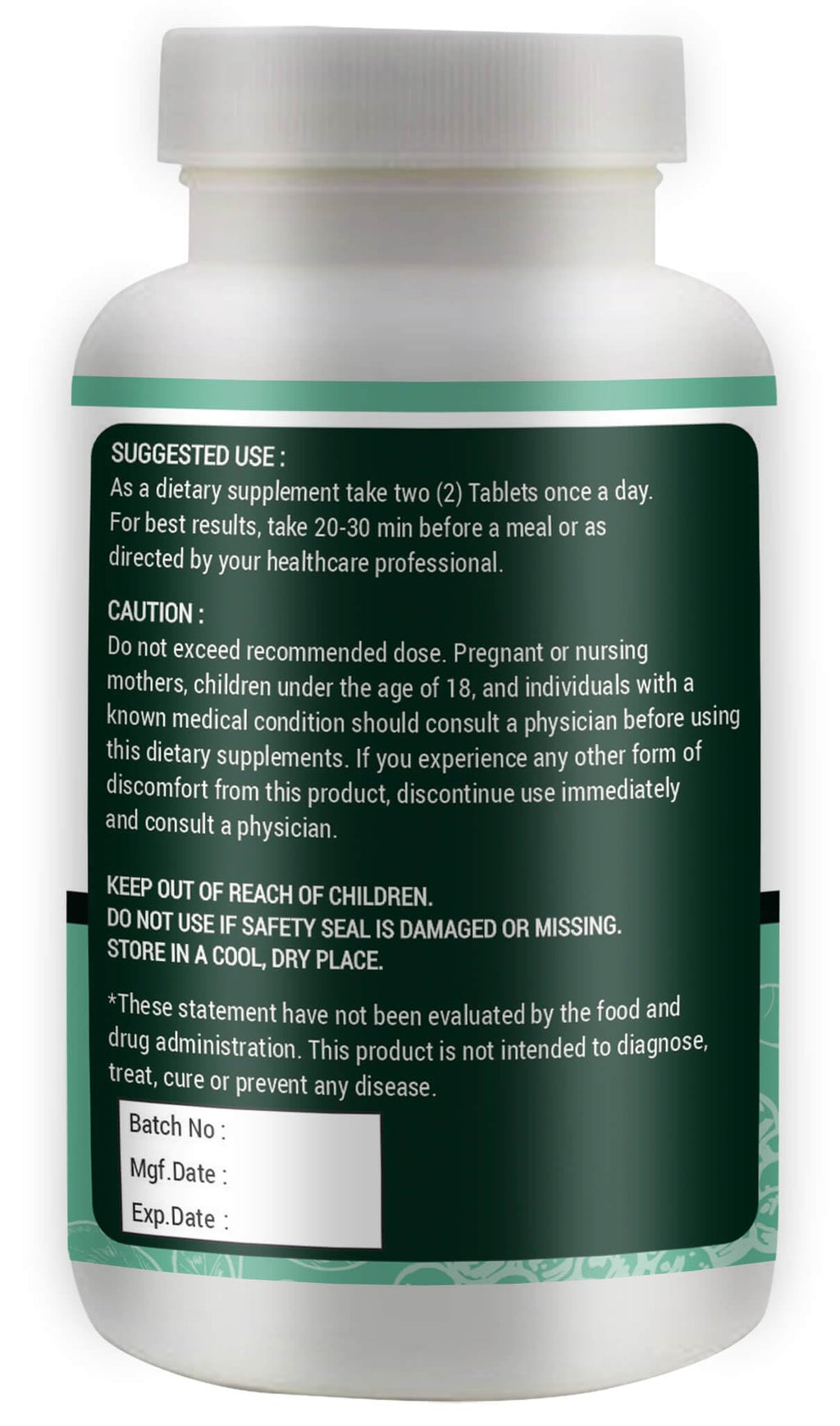Moringa Tablets with Turmeric and Ginger, 300 Pills, 1000 Mg C71596
