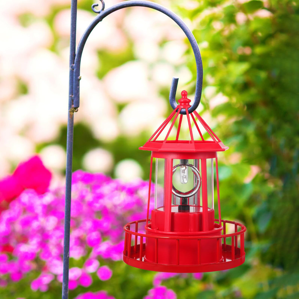 Solar Powered Rotating Lighthouse S702380