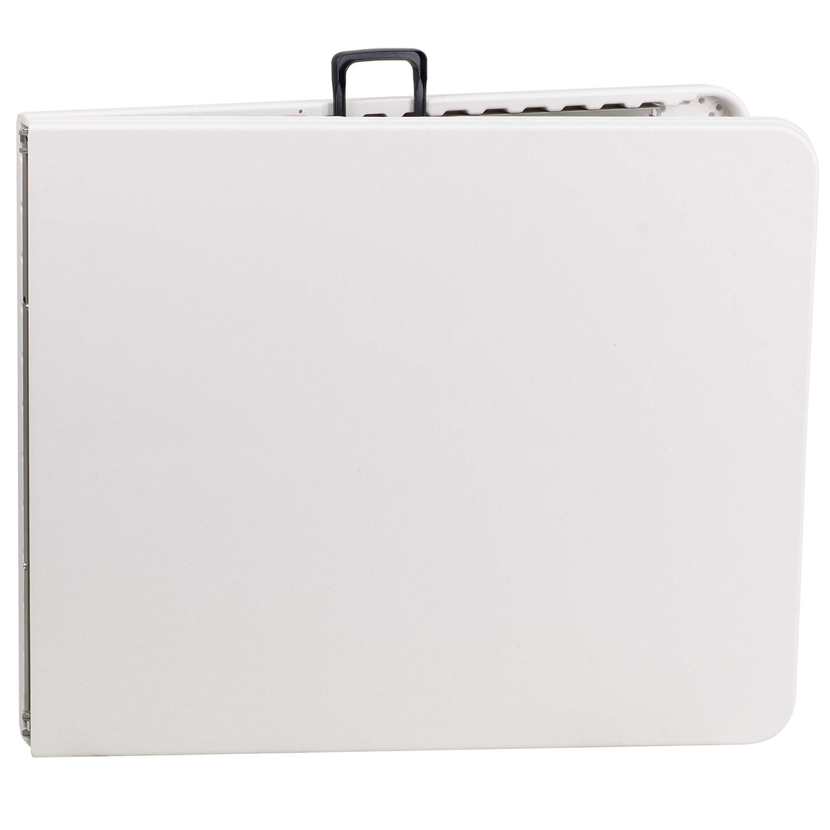 6-Foot Bi-Fold Granite White Plastic Folding Table with Carrying Handle I6516