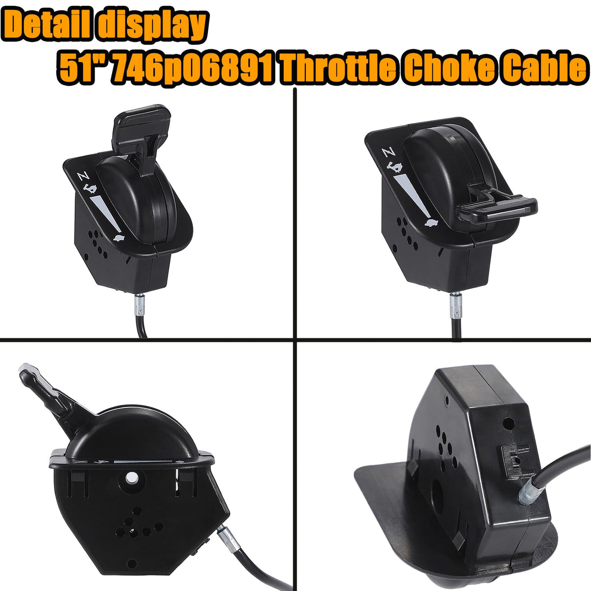 51" Throttle Choke Cable A86790