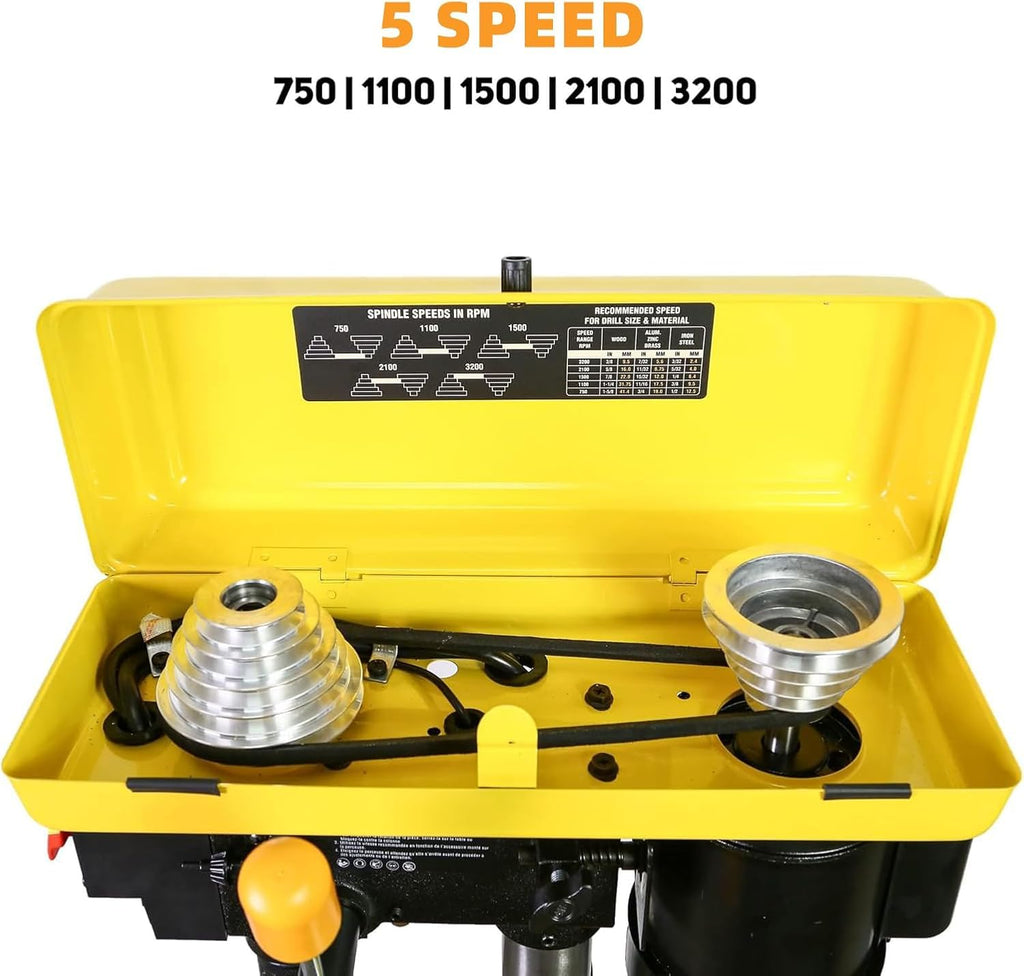 8-Inch 5-Speed Benchtop Drill Press K716