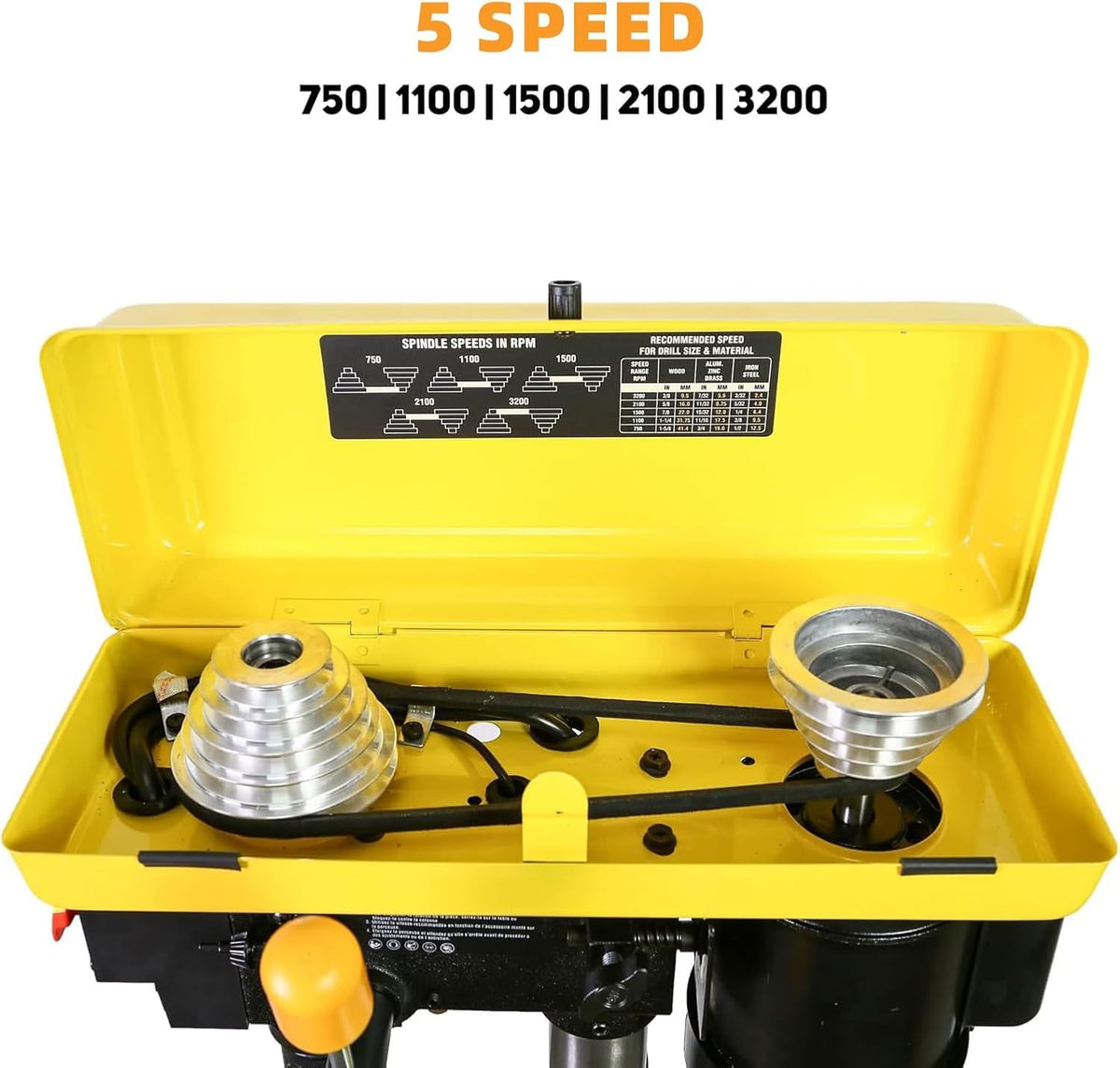8-Inch 5-Speed Benchtop Drill Press K716