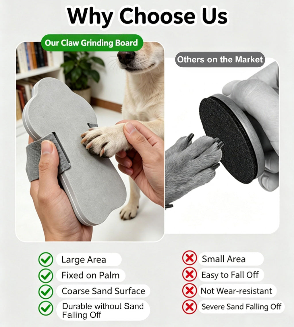 Dog Nail Scratch Board with Hand Strap Q404