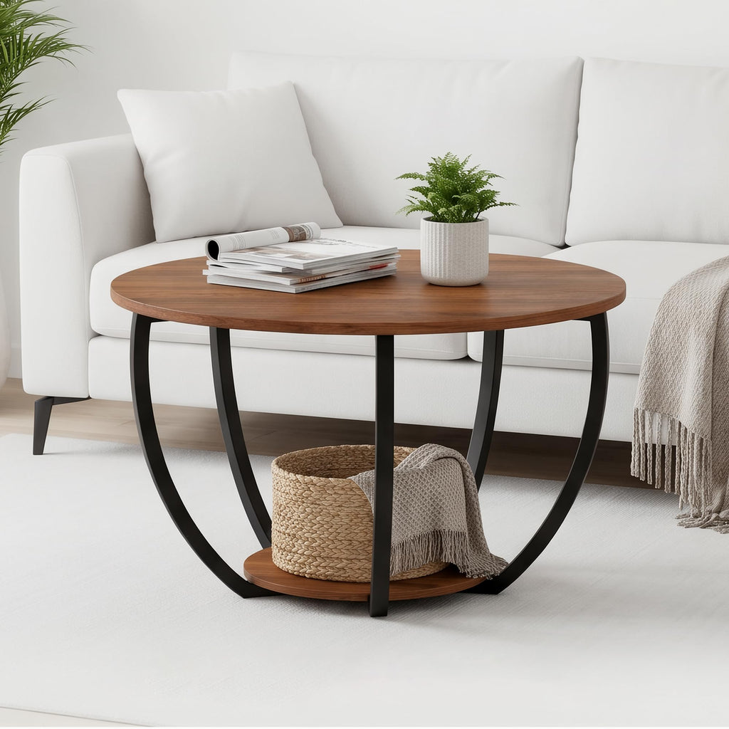 Round Coffee Table with Storage E93747