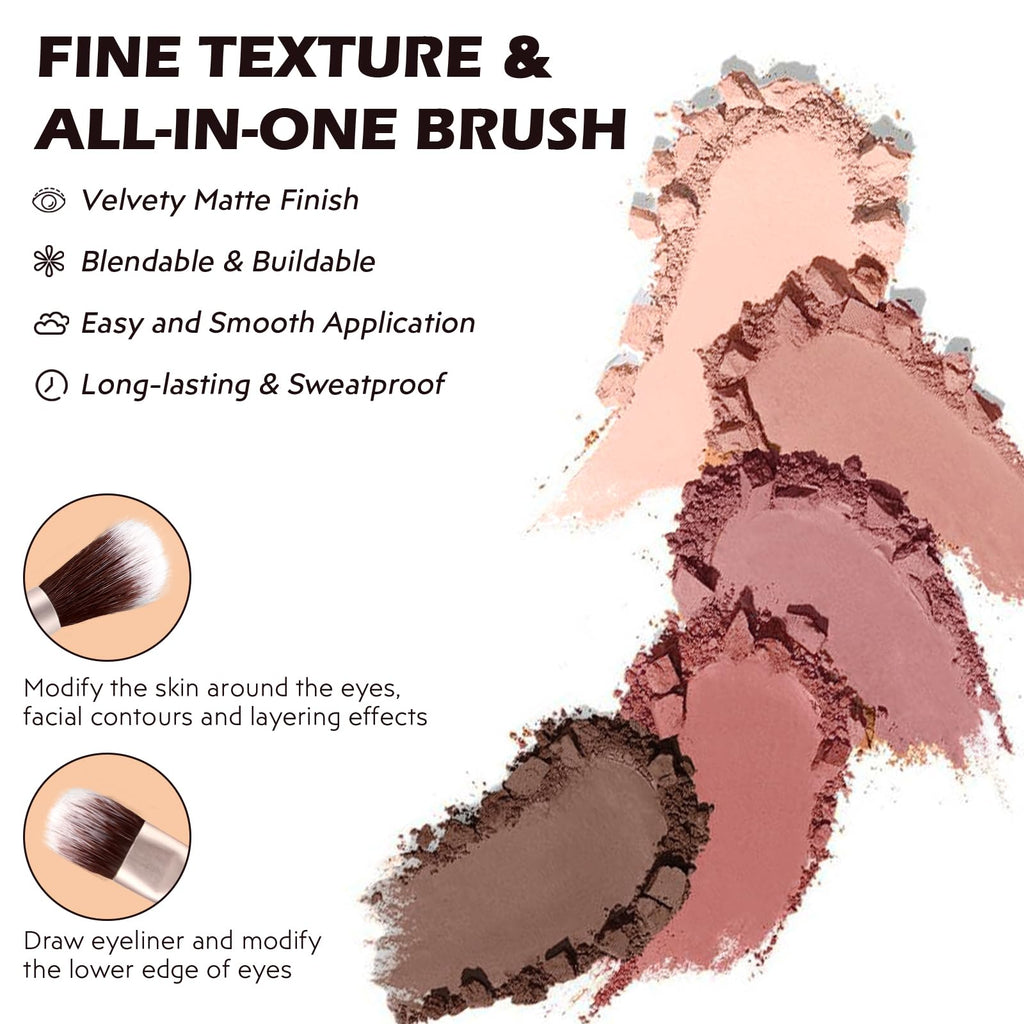 5 Colors Matte Eyeshadow Palette U564212