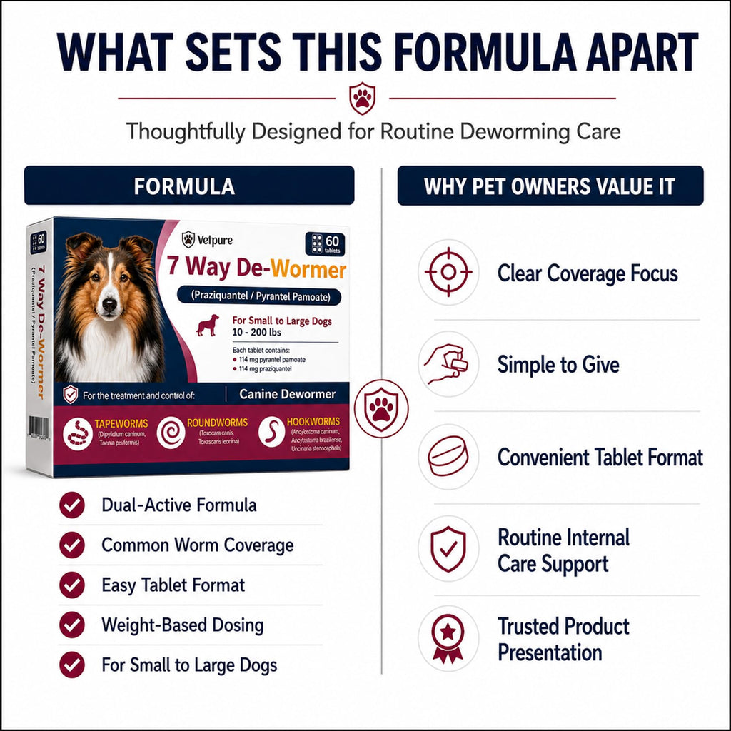 Dog Dewormer Tablets 60 Count C23139