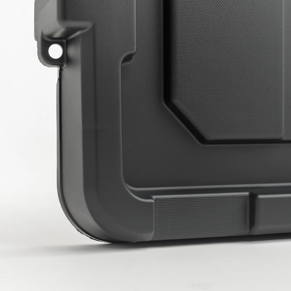 Heavy Duty Plastic Storage Bins with Lockable Lids, Black H224716