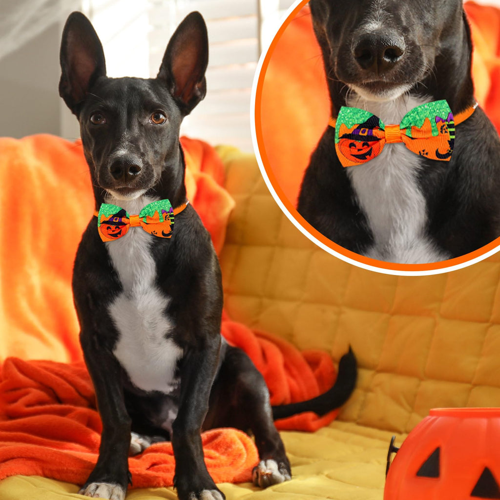 120 Pcs Halloween Dog Bow Ties O289