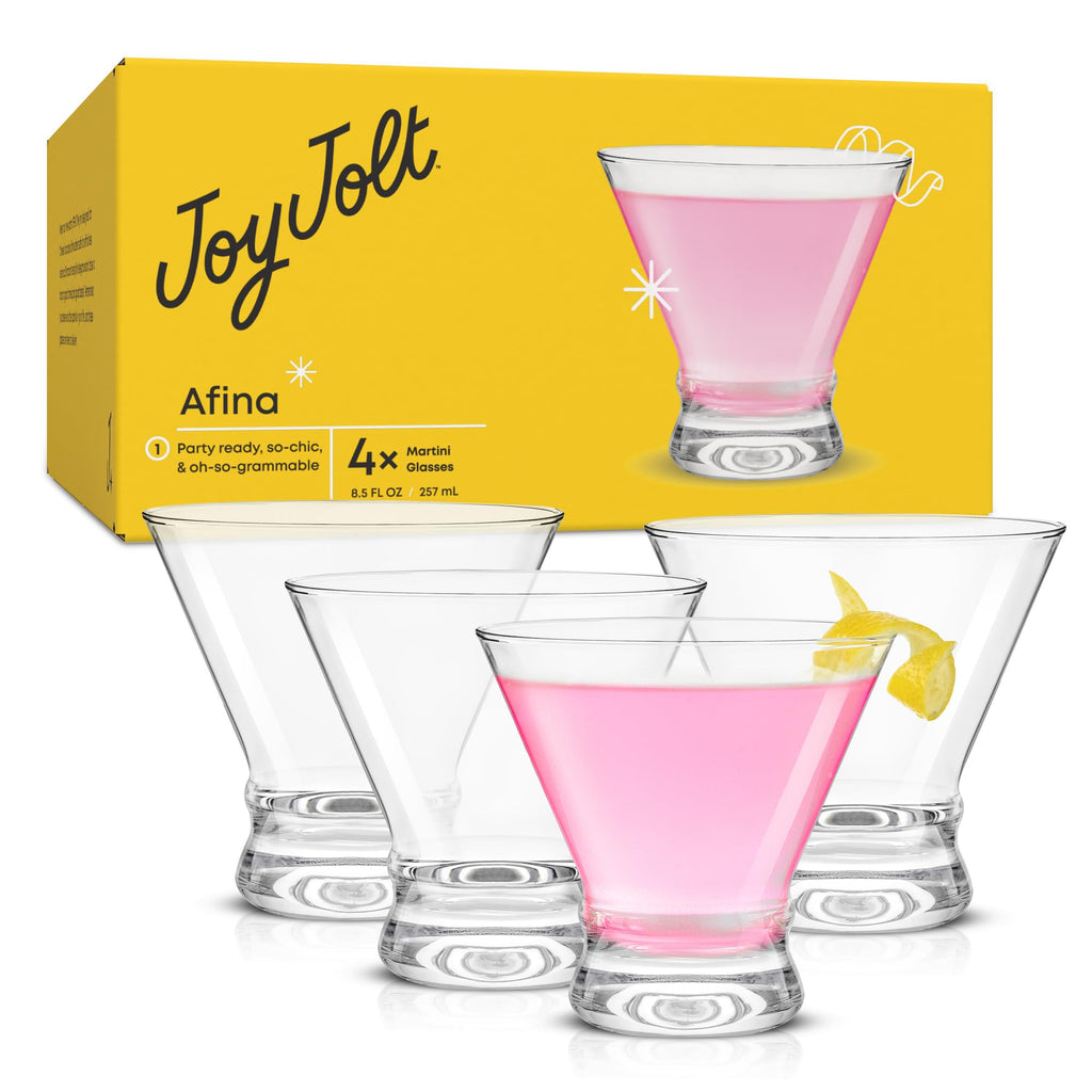 Stemless Martini Glasses Set of 4 T30023