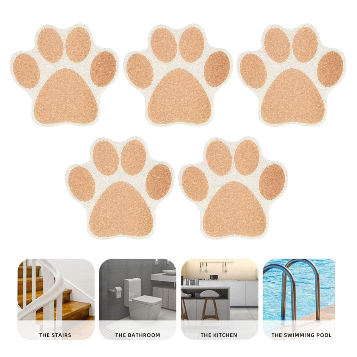 Brown Non Slip Bathtub Stickers L822613