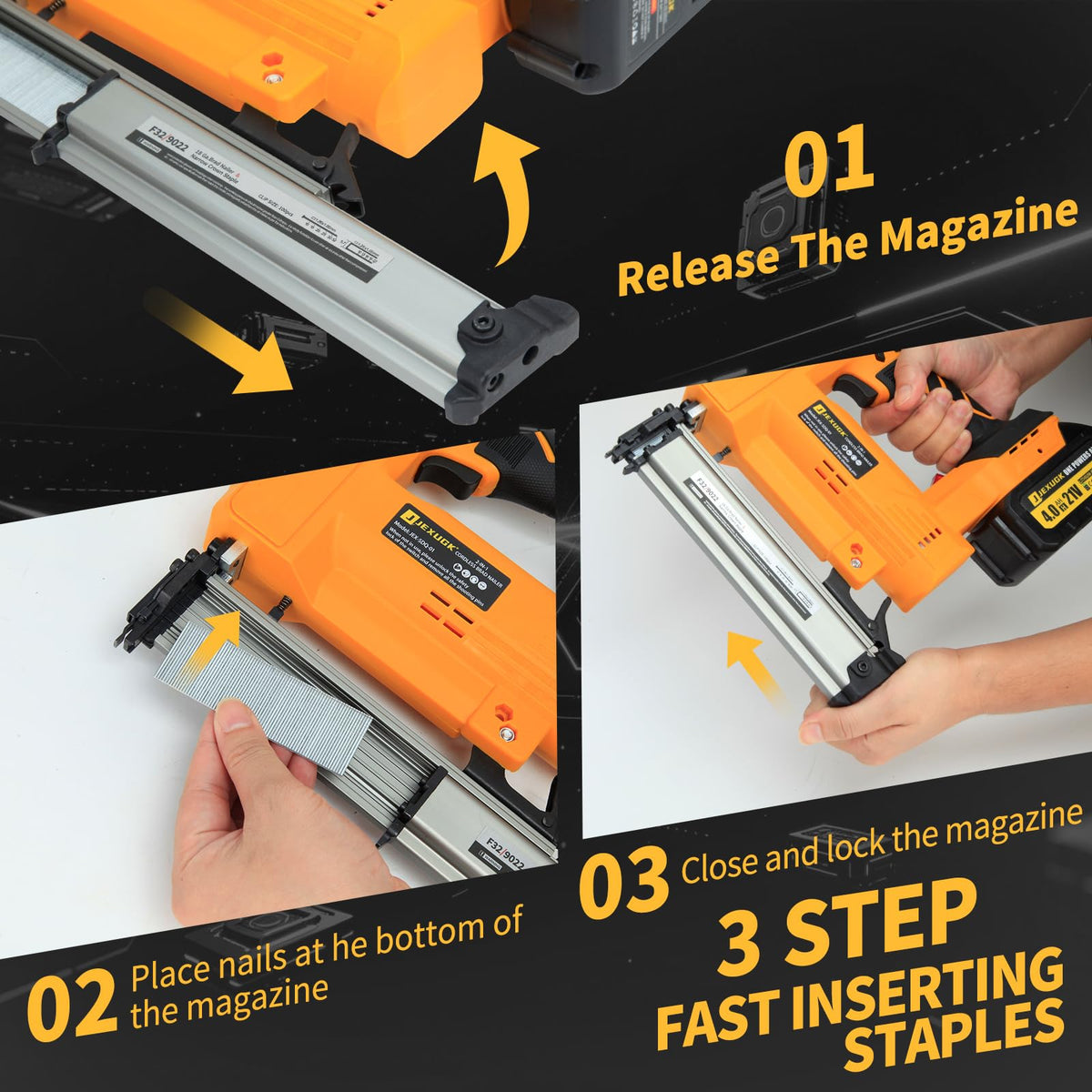 Cordless Nail Gun with Battery V547