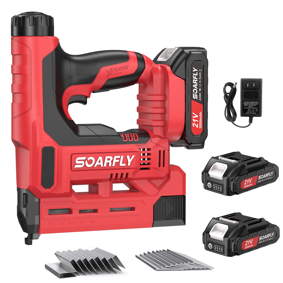 18 Gauge 2-in-1 Cordless Brad Nailer Stapler N13829