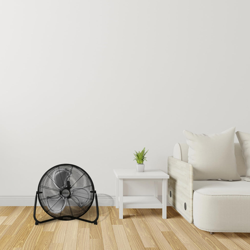 Black 20in 3 Speeds Floor Fan 2 Pack K966