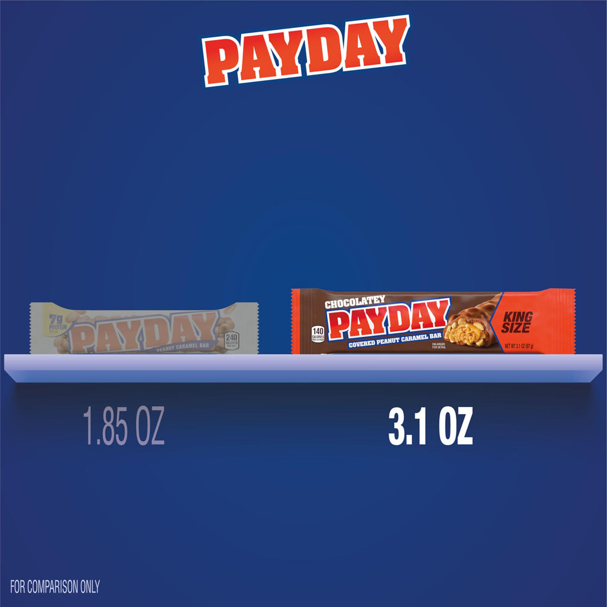 Chocolatey Peanut Caramel King Size Candy Bar 3.1 oz U2528