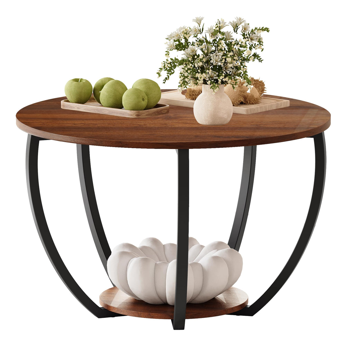 Round Coffee Table with Storage E93747