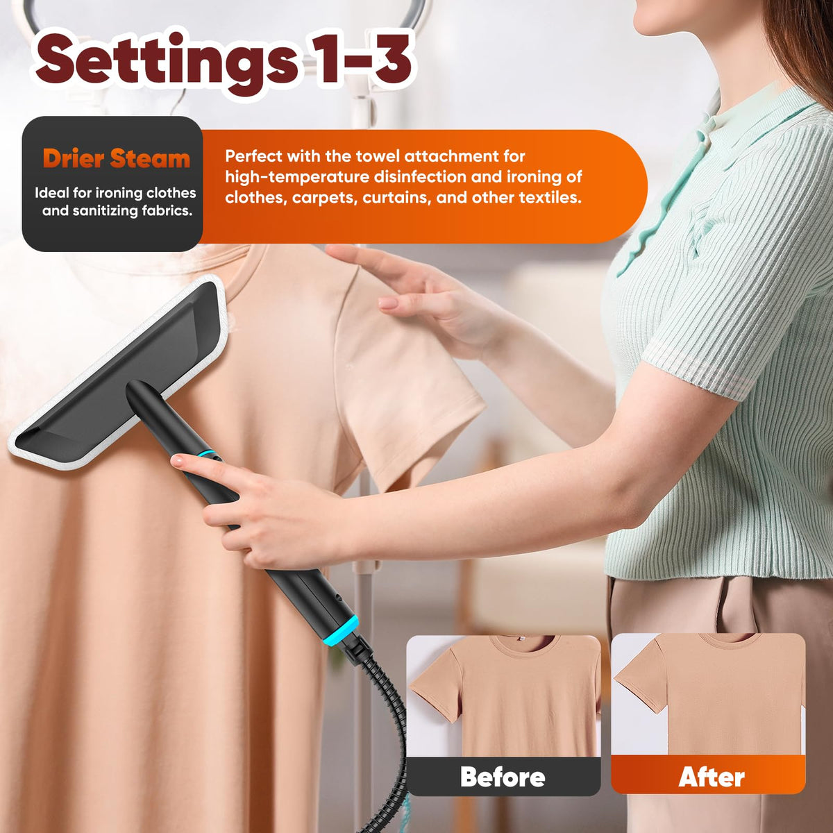 Handheld Pressurized Steam Cleaner Y757140