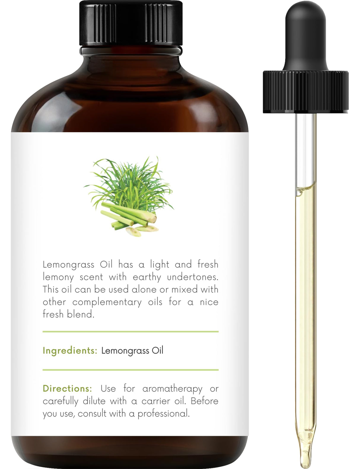Lemongrass Peppermint Lavender Essential Oil Blend 4 Fl. Oz S618