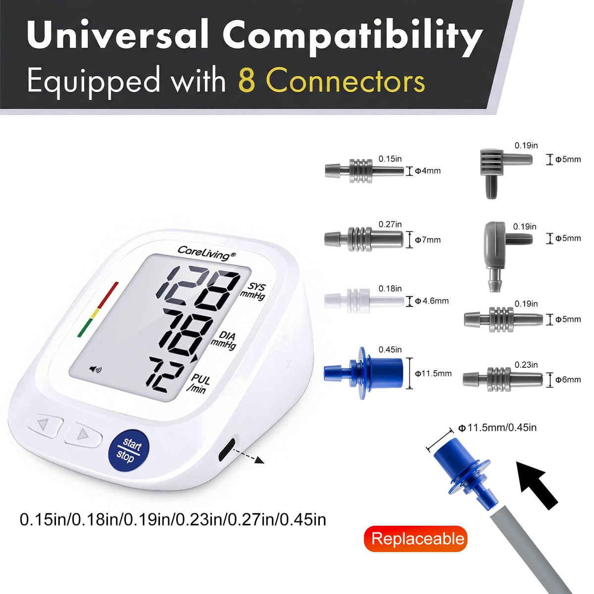 Extra Large Blood Pressure Cuff 8.7"-21.3" I202641