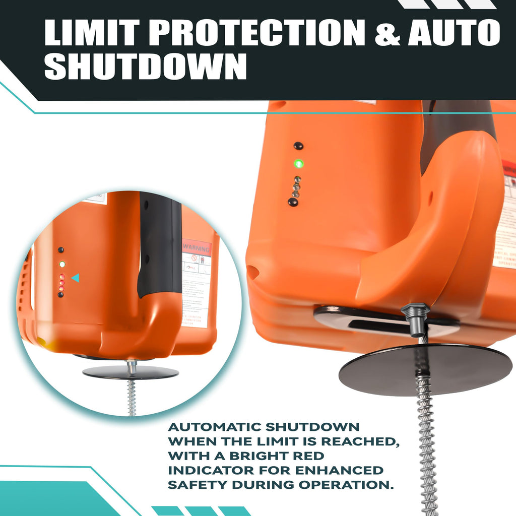 1500W 1500 lbs Electric Hoist Winch C629543