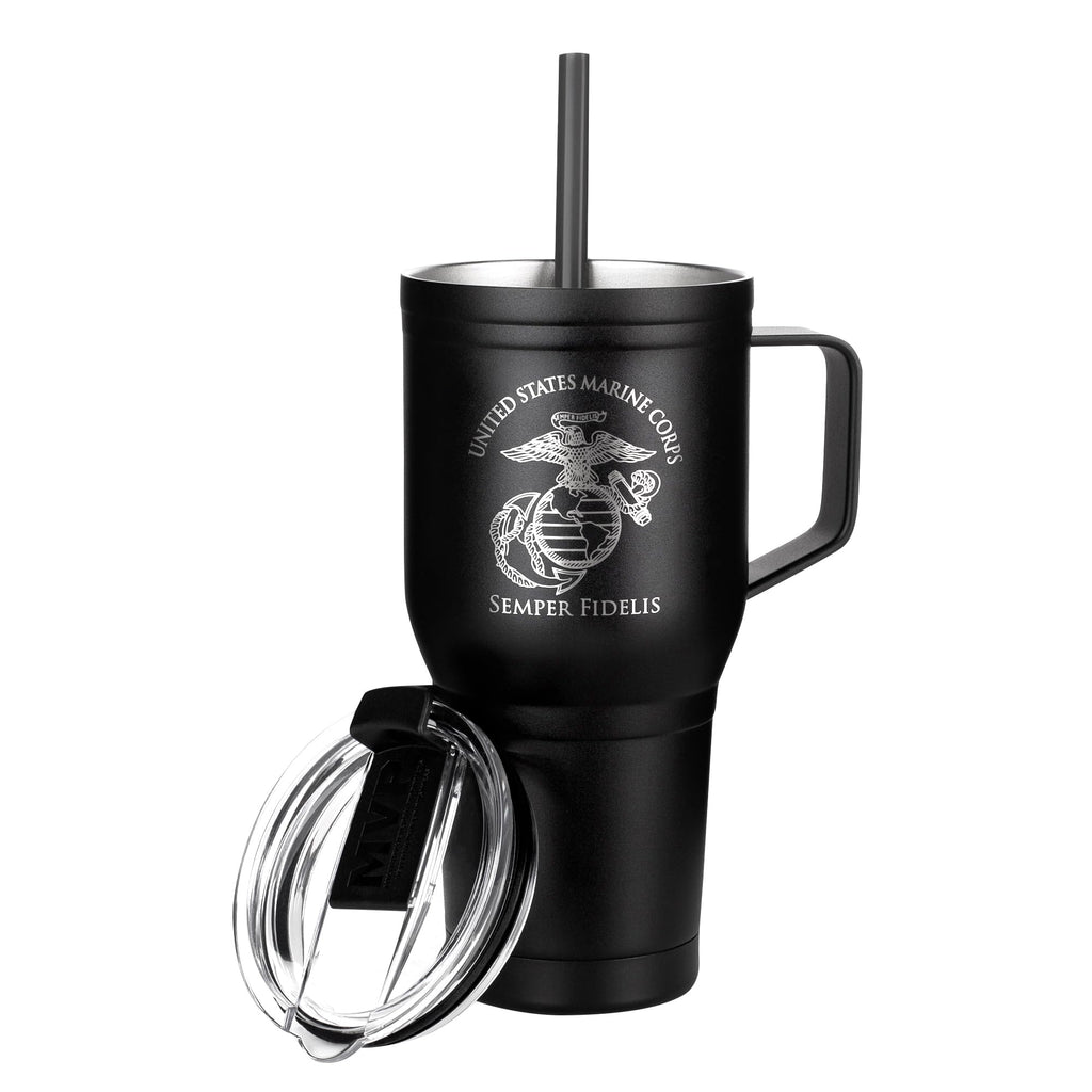 30 oz Stainless Steel Tumbler with Handle B94527