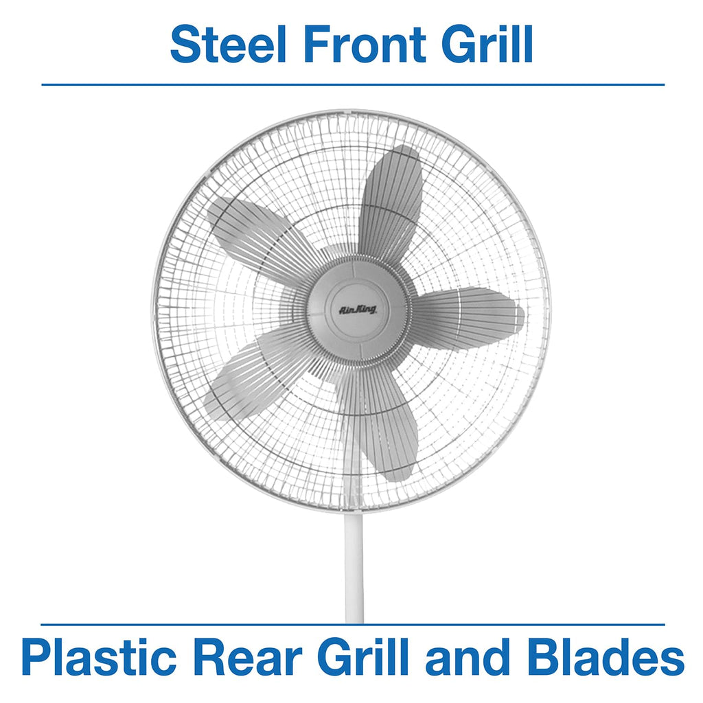 18-Inch 3-Speed Oscillating Pedestal Fan T2093